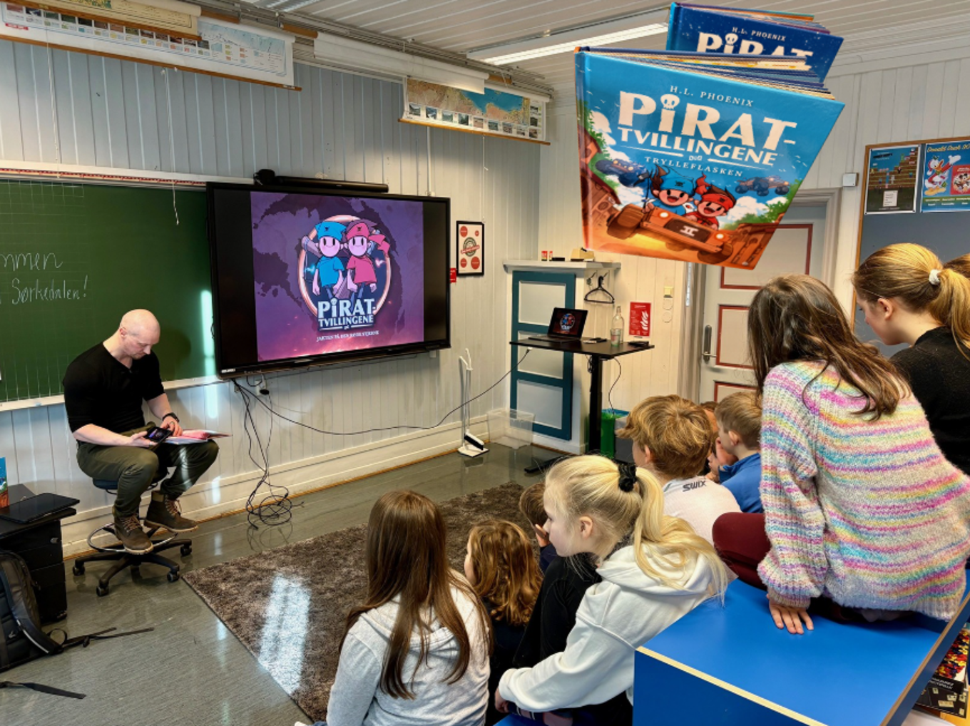 en person som underviser en klasse