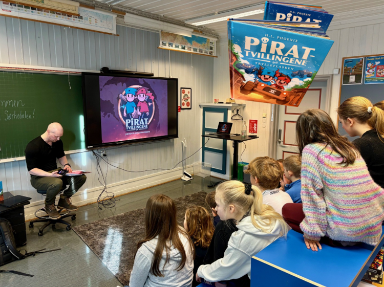 en person som underviser en klasse