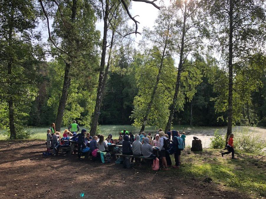 Alle elever på Jegersborgdammen